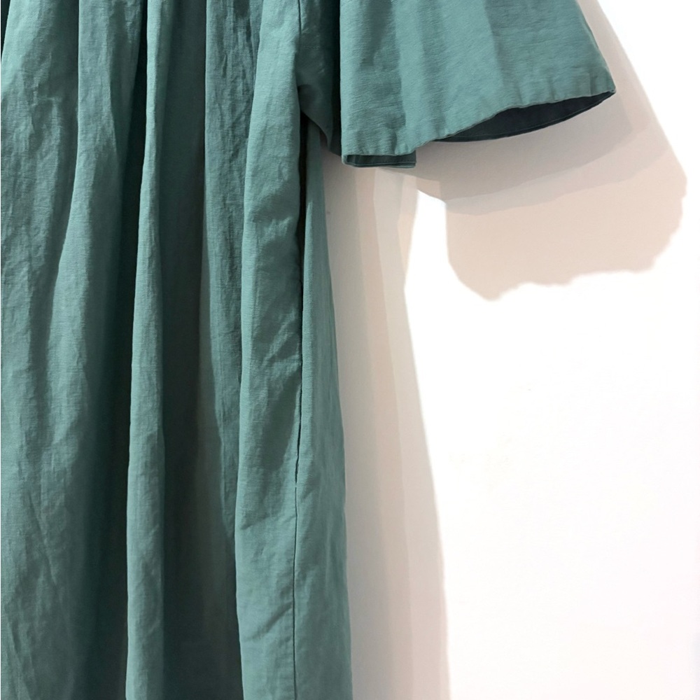 Tuckernuck Pomander Place Cotton Celadon Green Finley Dress w/ Pockets Medium - Picture 8 of 8